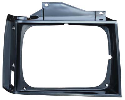 82-90 S10/S15 PICKUP AND 83-90 S10/S15 BLAZER/JIMMY GLOSS BLACK HEADLIGHT BEZEL, RH