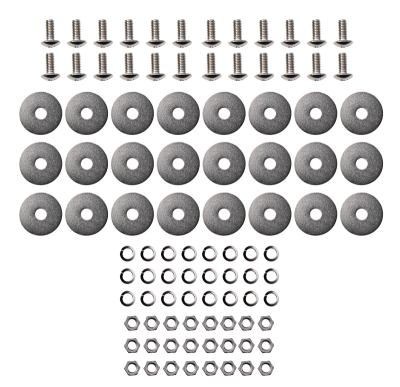 47-66 CHEV/GMC STEPSIDE FENDER TO BEDSIDE STAINLESS STEEL BOLT KIT (DOES BOTH SIDES), PHILLIPS HEAD, 96PC