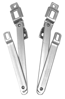 67-72 C-10 TAILGATE HINGE SET (L/R), ZINC COATED