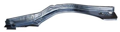 85-92 VW GOLF II/JETTA FRAME SIDE RAIL, LARGE LENGTHWISE CROSSMEMBER,  REAR, COMPLETE, LEFT