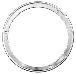 KP - 63 CHEVY PICKUP HEADLIGHT BEZEL SET CHROME STEEL