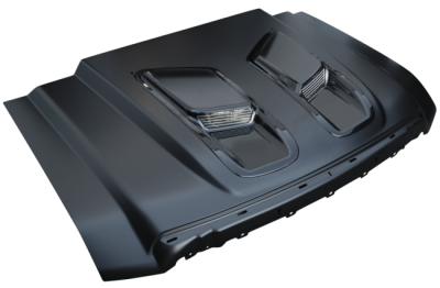 KP - 08-10 FORD SUPER DUTY PICKUP RAM AIR STYLE HOOD