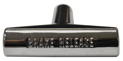 69-91 CHEV/GMC E-BRAKE RELEASE HANDLE, CHROME MAY DIFFER FROM ORIGINAL COSMETICALLY