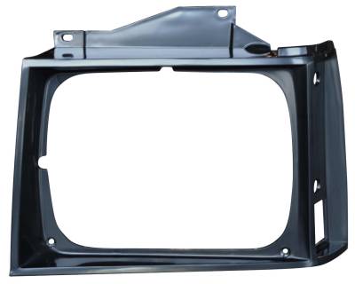 82-90 S10/S15 PICKUP AND 83-90 S10/S15 BLAZER/JIMMY GLOSS BLACK HEADLIGHT BEZEL, LH