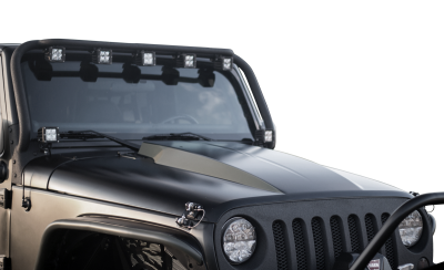 '07-'17 JEEP JK WRANGLER STEEL COWL HOOD - Image 2