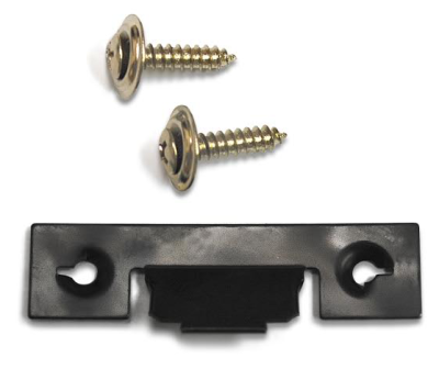 60-66 GLOVE BOX DOOR STRIKER PLATE(W/SCREWS)