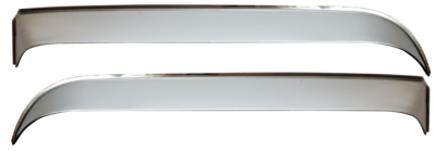 64-66 Chevrolet/GMC Truck Vent Shades W/Hardware Polished SS