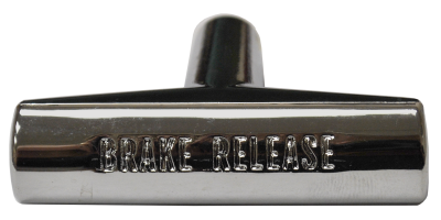 69-91 CHEV/GMC E-BRAKE RELEASE HANDLE, CHROME MAY DIFFER FROM ORIGINAL COSMETICALLY