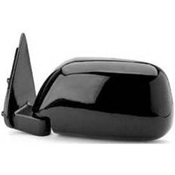 1989-1995 Toyota Pickup Driver's Side Door Mirror Manual Adjustment, Manual Folding, Non-Heated, Black, Window Mount