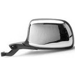 1992-1996 Ford Bronco, 1992-1996 Ford F150 Pickup Driver's Side Door Mirror Manual Adjustment, Manual Folding, Non-Heated, Chrome