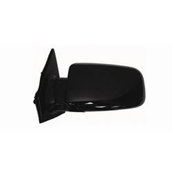 1988-2005 Chevrolet Astro Van, 1988-2005 GMC Safari Van Driver's Side Door Mirror Manual Adjustment, Manual Folding, Non-Heated, Black, Paint to Match