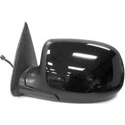 00-06 Chevy Tahoe, GMC Yukon, Yukon XL 00-02 Chevy Suburban 01-02 Chevy Silverado, GMC Sierra 2002 Chevy Avalanche 03-06 Cadillac Escalade Drivers Side Door Mirror Power Adjustment, Manual Folding, Heated, Puddle Light, Paint To Match, Textured