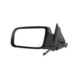 1988-1998 Chevrolet Pickup GMC Pickup 1992-1994 Chevrolet K5 Blazer 1992-1999 Chevrolet Suburban, GMC Suburban, Yukon 1995-2000 Chevrolet Tahoe 1999-2000 Cadillac Escalade Drivers Side Door Mirror Power Adjust, Manual Folding, Heated, Paint To Match Black