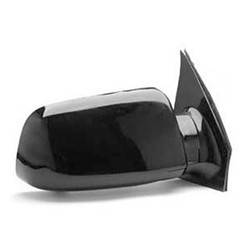 1988-2005 Chevrolet Astro Van, 1988-2005 GMC Safari Van Passenger's Side Door Mirror Manual Adjustment, Manual Folding, Non-Heated, Black